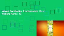 About For Books  Frankenstein  Best Sellers Rank : #2