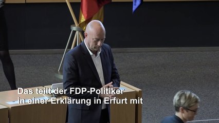 Kemmerich tritt als Ministerpräsident in Thüringen zurück