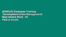 [KINDLE] Employee Training   Development (Irwin Management) Best Sellers Rank : #2 Paid in Kindle