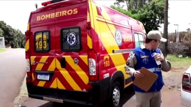 Motociclista fica ferido em colisão traseira no Bairro São Cristóvão