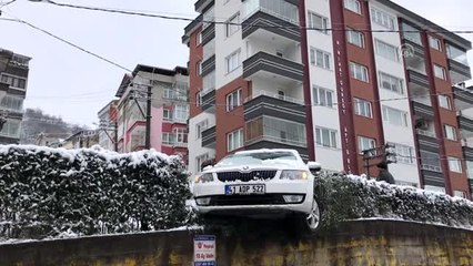 Karadeniz'de kar yağışı etkili oluyor