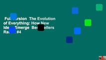 Full version  The Evolution of Everything: How New Ideas Emerge  Best Sellers Rank : #4