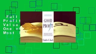 Full E-book  Good Profit: How Creating Value for Others Built One of the World's Most Successful