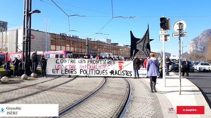 Grenoble : des dizaines de manifestants "No border"