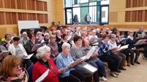 200 choristes du projet Mademoiselle Moselle répètent à la maison de l'orchestre de Metz