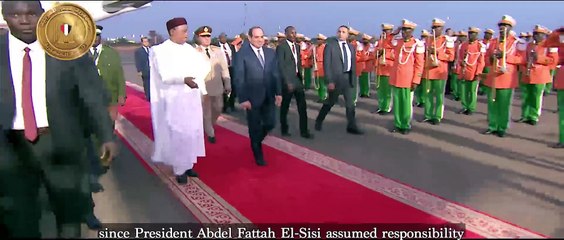 مراسم استقبال رسمية لـ السيسى بأثيوبيا قبل قمة الاتحاد الأفريقى الـ33