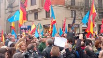 Concentración en Pamplona en contra de la transferencia de tráfico a Navarra