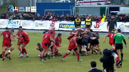 HIGHLIGHTS - BELGIUM / RUSSIA - RUGBY EUROPE CHAMPIONSHIP 2020
