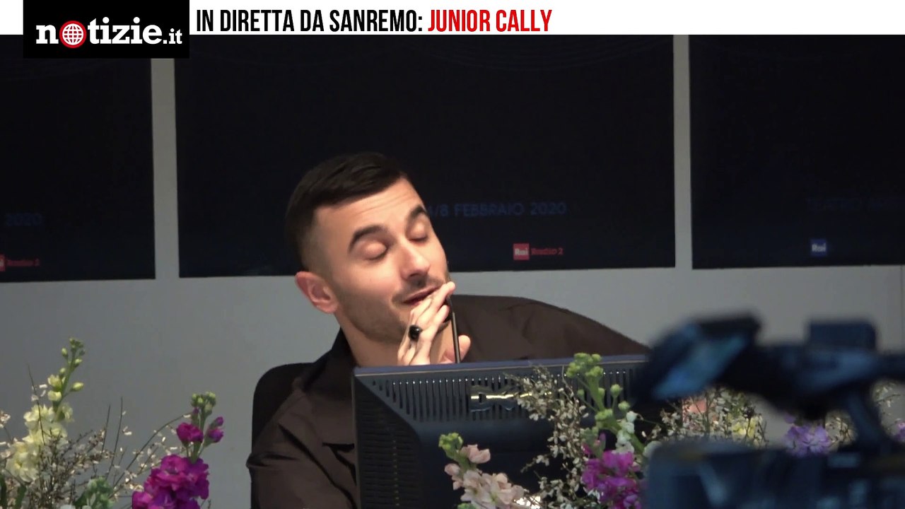 Sanremo 2020, Junior Cally risponde alle polemi...