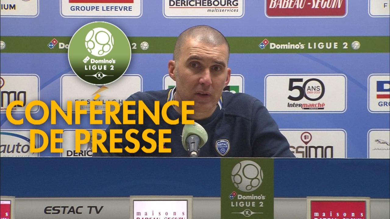 Conférence de presse ESTAC Troyes - Châteauroux (2-0) : Laurent BATLLES (ESTAC) - Nicolas USAI (LBC) - 2019/2020