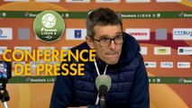 Conférence de presse Rodez Aveyron Football - AS Nancy Lorraine (1-1) : Laurent PEYRELADE (RAF) - Jean-Louis GARCIA (ASNL) - 2019/2020
