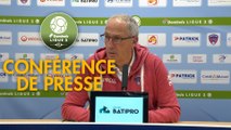 Conférence de presse Clermont Foot - Valenciennes FC (3-1) : Pascal GASTIEN (CF63) - Olivier GUEGAN (VAFC) - 2019/2020