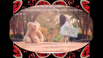 Você me deixou, não tenho o seu carinho, estou triste sem ter você! [Frases e Poemas]