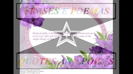 Being humble, first step to becoming a better person! [Quotes and Poems]