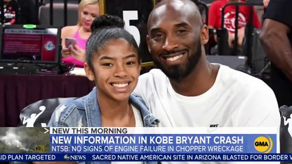 Wreckage from Kobe Bryant crash did not show evidence of engine failure