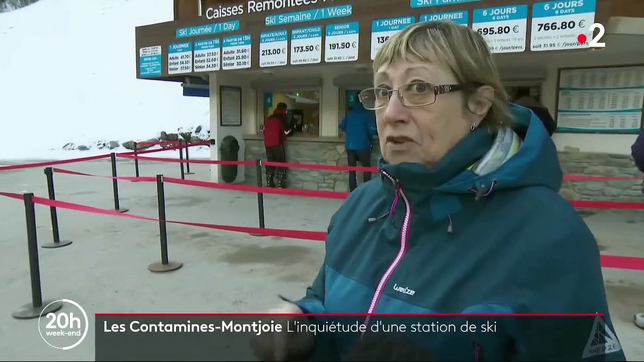 Aux Contamines, les vacanciers "inquiets" après l'annonce de cinq cas de coronavirus 2019-nCoV dans la station de ski