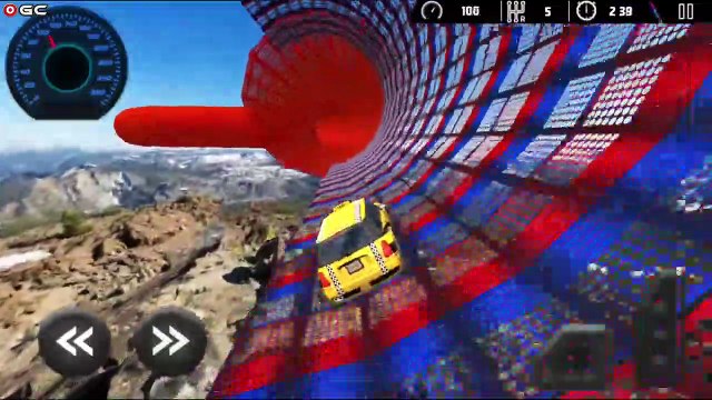 Mega Ramps Taxi Driver Stunt Ultimate Race - Impossible Car Stunt Simulator - Android GamePlay