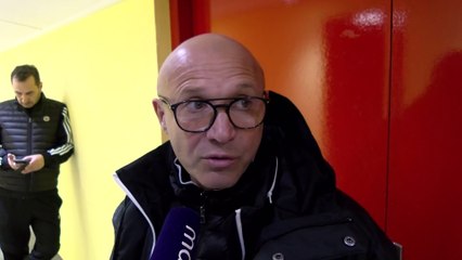 Le coach Patrice Eyraud après la défaite de Marignane-Gignac à Martigues