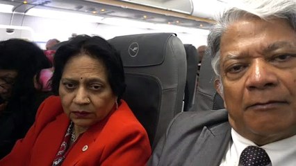 BDMV-83 Aruna & Hari Sharma boarded Lufthansa LH809 at Arlanda T5 for flying Frankfurt Oct 08, 2019