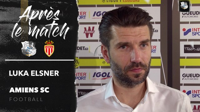 APRÈS LE MATCH AMIENS SC - AS MONACO, LUKA ELSNER