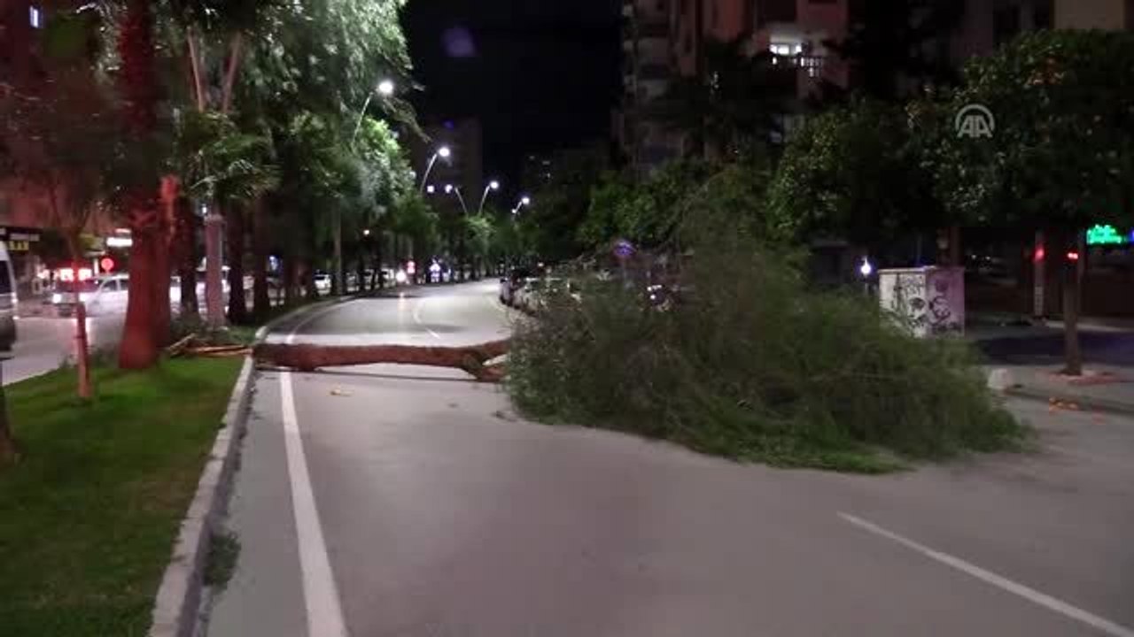 Şiddetli rüzgar yaşamı olumsuz etkiledi