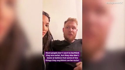 Alexandria Ocasio-Cortez talks about combating racism with boyfriend