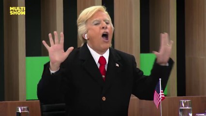 Tomsonaro e Tromp se encontram na sessão do plenário