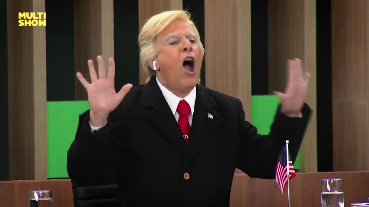 Tomsonaro e Tromp se encontram na sessão do plenário