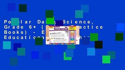 Popular Daily Science, Grade 6+ (Daily Practice Books) - Evan-Moor Educational Publishers