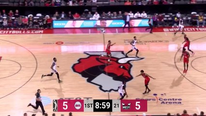 Donta Hall rises up and throws it down