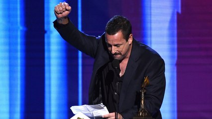 ADAM SANDLER wins Best Male Lead for UNCUT GEMS at the Spirit Awards 2020