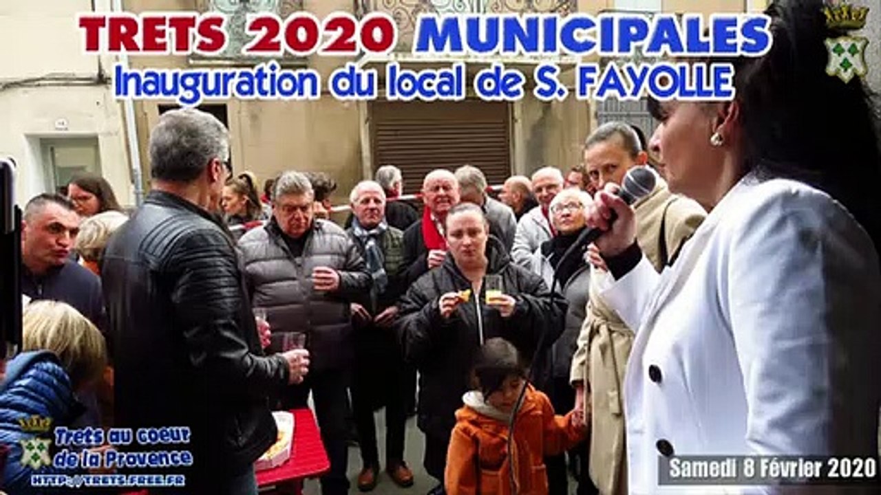 MUNICIPALES 2020 - Inauguration du local de campagne de Stéphanie Fayolle 8FEV2020 RETS Y