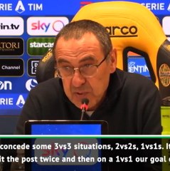 Sarri left angry at Juve's carelessness after shock defeat to Verona
