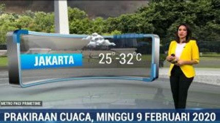 Prakiraan Cuaca Minggu 9 Februari 2020