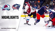 NHL Highlights | Avalanche @ Blue Jackets 2/08/20