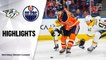 NHL Highlights | Predators @ Oilers 2/08/20