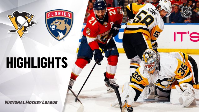 NHL Highlights | Penguins @ Panthers 2/08/20