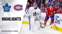 NHL Highlights | Maple Leafs @ Canadiens 2/08/20