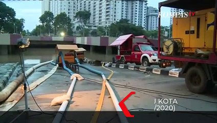 Underpass Kemayoran Masih Tenggelam