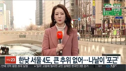 [날씨] 휴일 맑고 공기질 무난…한낮 서울 4도