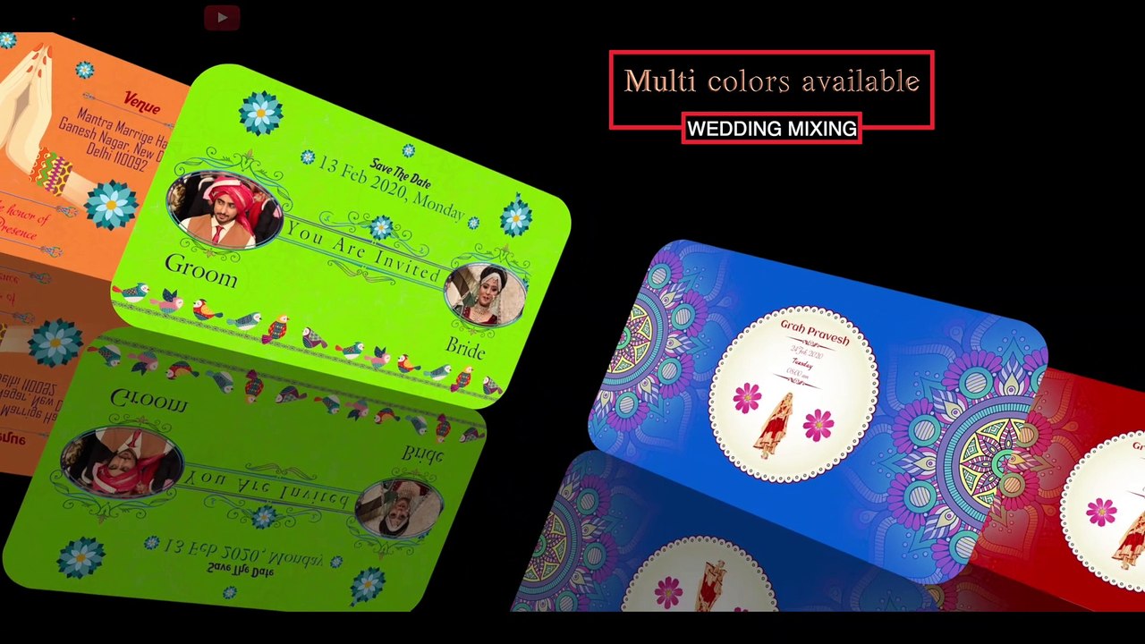 Save The Date 2020 Demo | Full HD Wedding Invitation Card | Online digital wedding invitation card