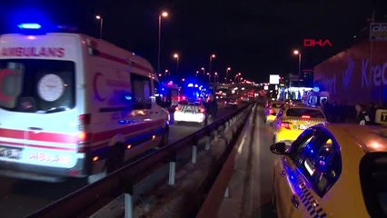 D-100 karayolu'nda iki otomobil çarpıştı: 1'i ağır, 3 yaralı