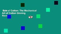 Bale o' Cotton: The Mechanical Art of Cotton Ginning  Review