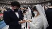 Korean mass wedding : A SIX-thousand strong mass wedding went ahead in South Korea