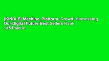 [KINDLE] Machine, Platform, Crowd: Harnessing Our Digital Future Best Sellers Rank : #5 Paid in