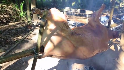 Cambodian food - Roasted BBQ Cow - គោដុត - ម្ហូបខ្មែរ