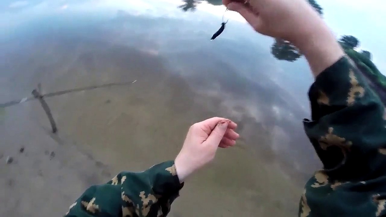 Ловим рыбу на пиявку
