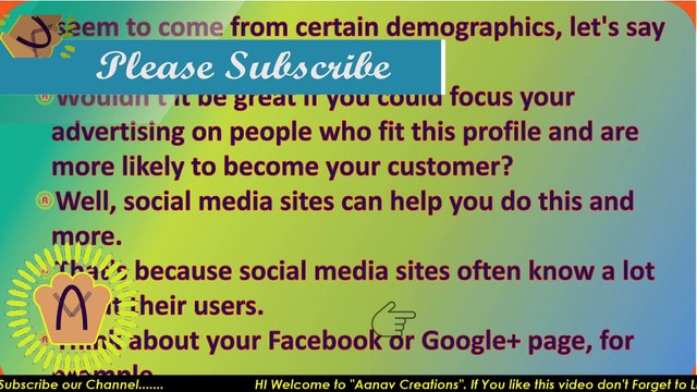 Advertising on social media In Digital Marketing | Social Media advertise Kare | @Aanav Creations