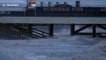 Storm Ciara creates stormy sea conditions in Burnham-On-Sea