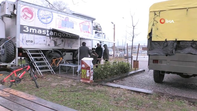 Bu doğal yaşam parkına yabancı karavan tutkunları akın ediyor